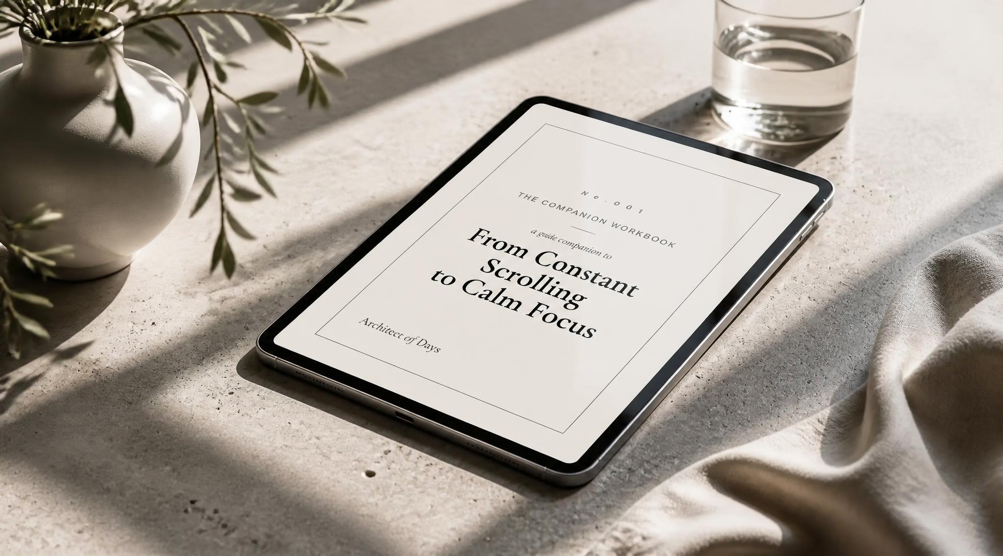 3 Ways Architect of Days Helps You Build Quiet Focus and Stop Scrolling