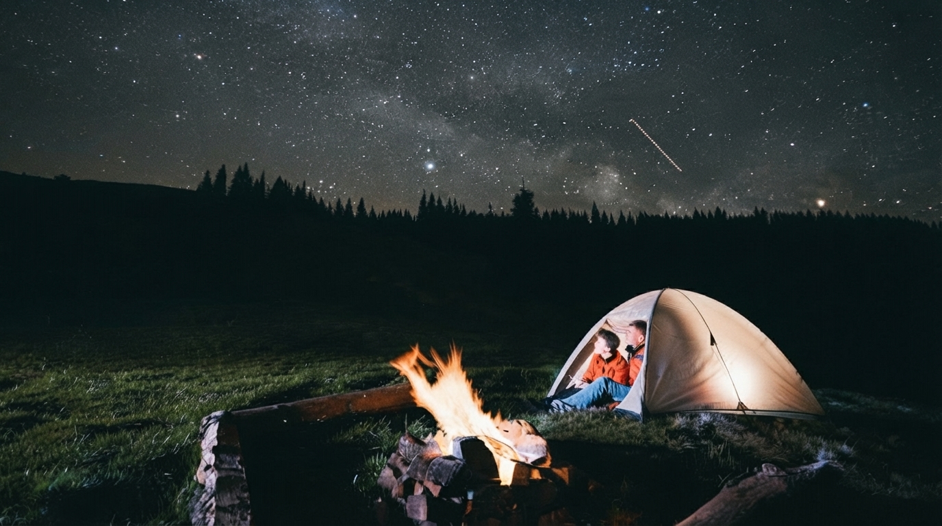 Editorial illustration for How to Choose a Camping Headlamp: Match Lumens, Beam, and Battery to Your Activity
