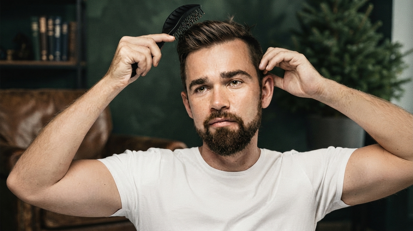 Editorial illustration for Which Hair Brush or Comb Should Men Use? A Five-Tool Comparison for Your Hair Type and Style
